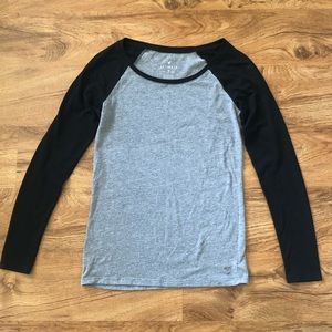Long sleeve baseball tee